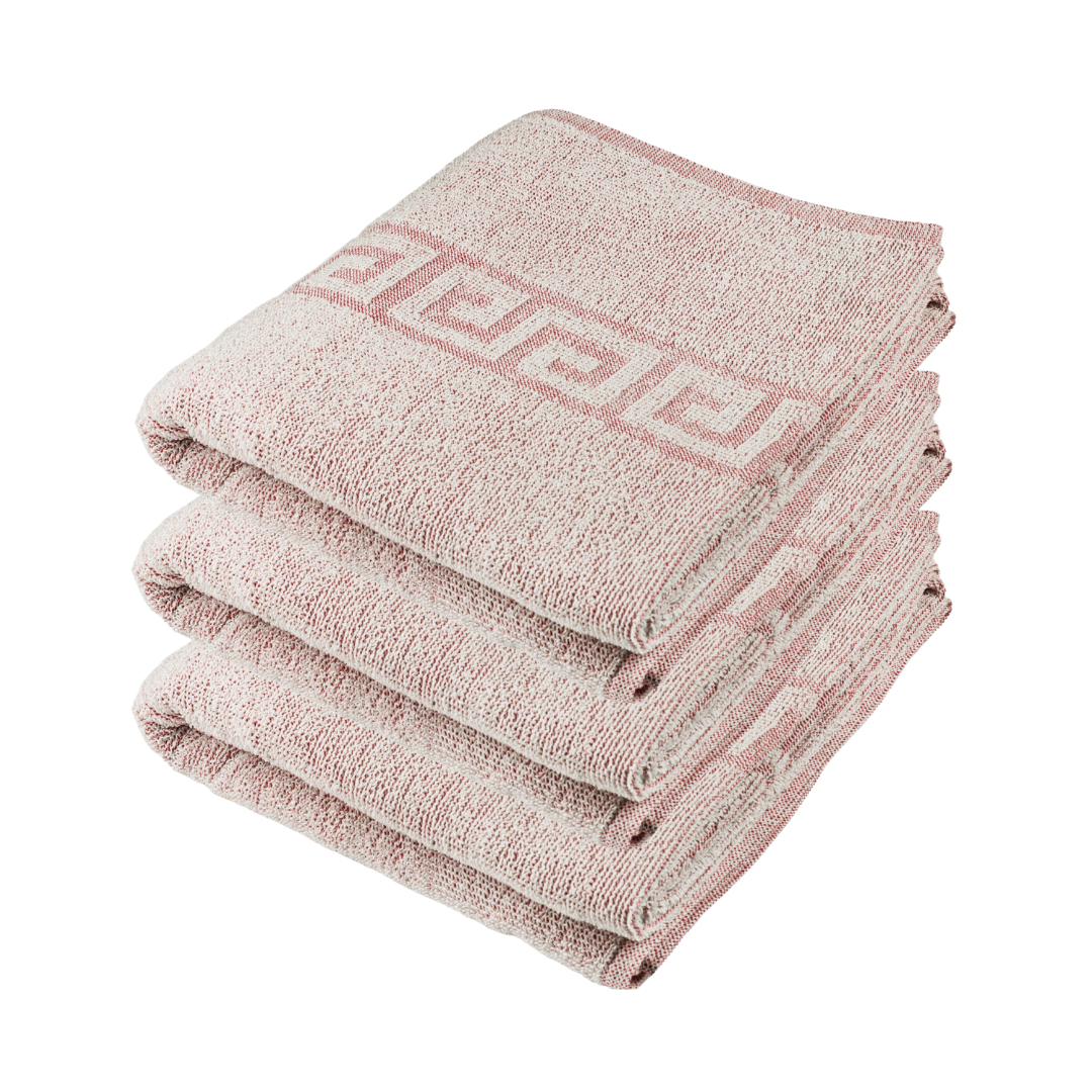 Clinotest Zwirnfrottier-Serie mit Griechischer-Bordüre