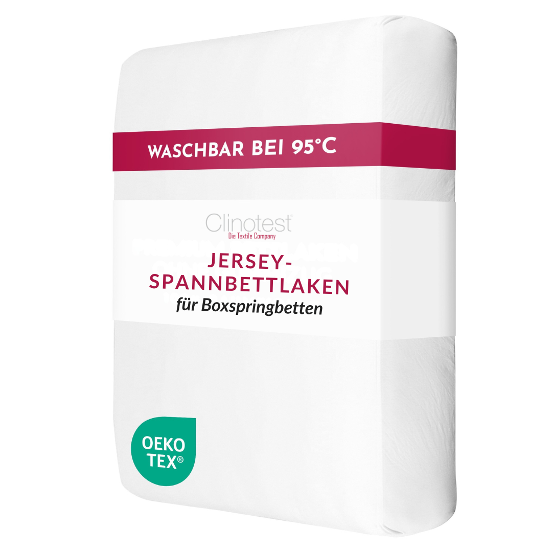 Clinotest Jersey-Spannbettlaken für Boxspringbetten