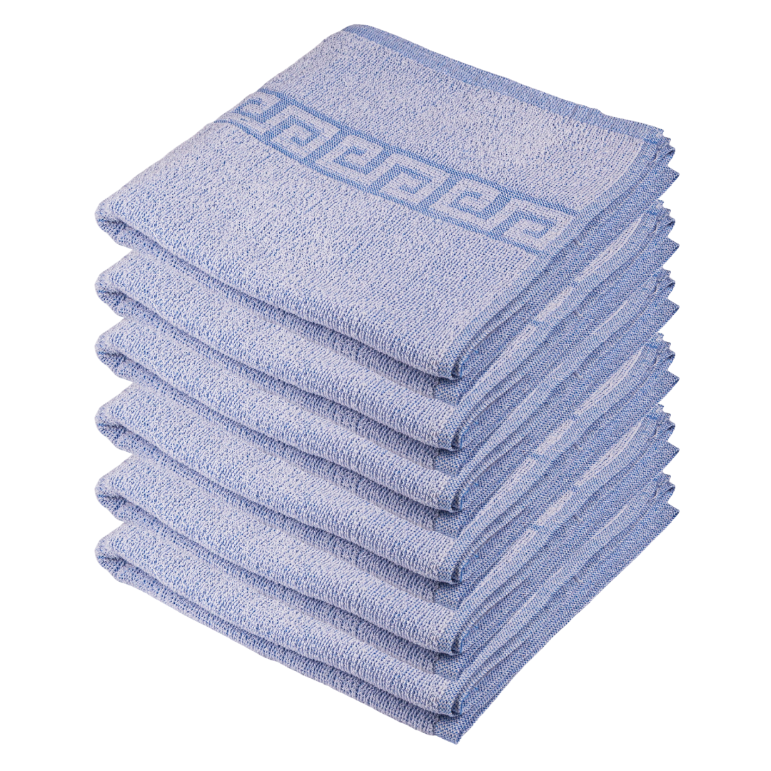 Clinotest Zwirnfrottier-Serie mit Griechischer-Bordüre