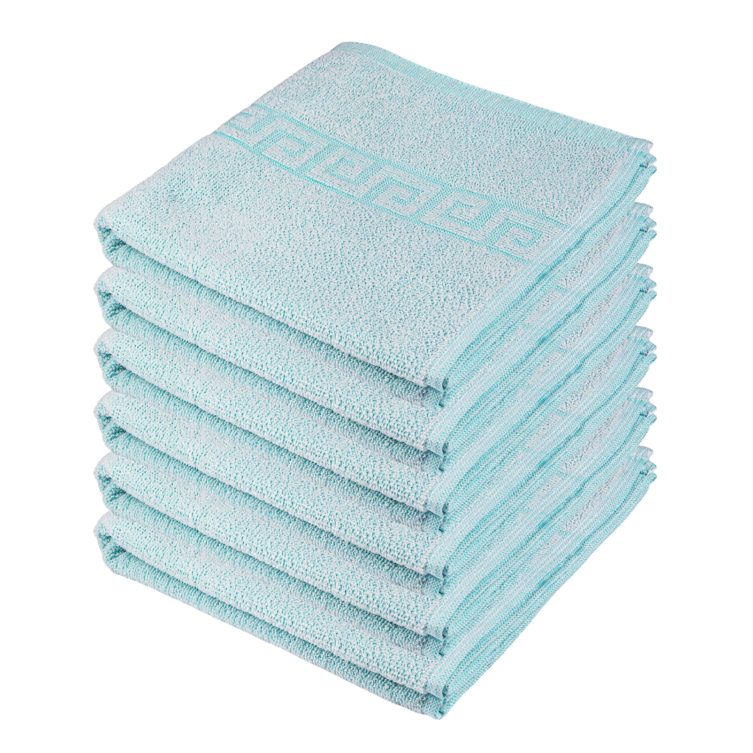 Clinotest Zwirnfrottier-Serie mit Griechischer-Bordüre