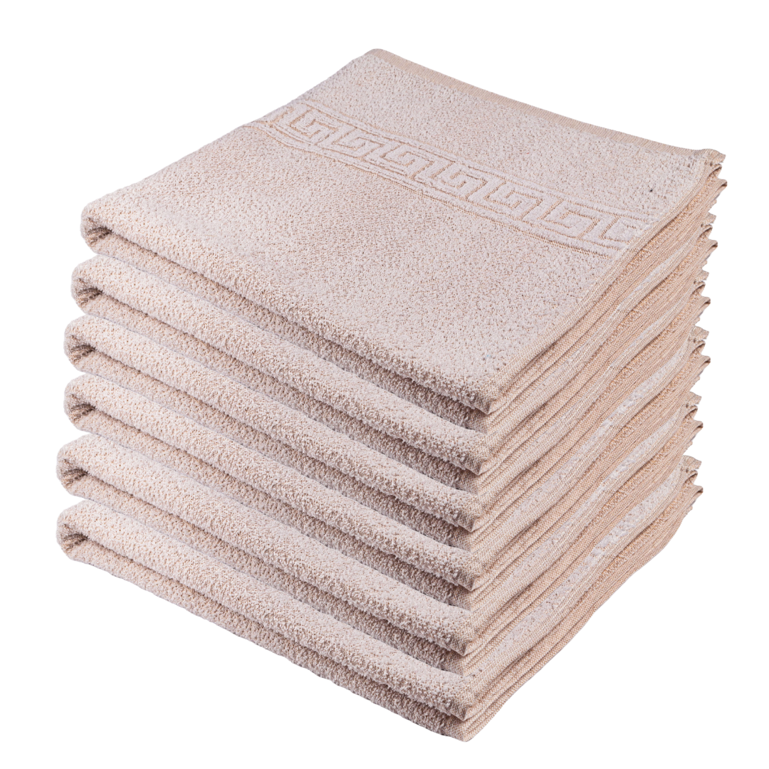 Clinotest Zwirnfrottier-Serie mit Griechischer-Bordüre