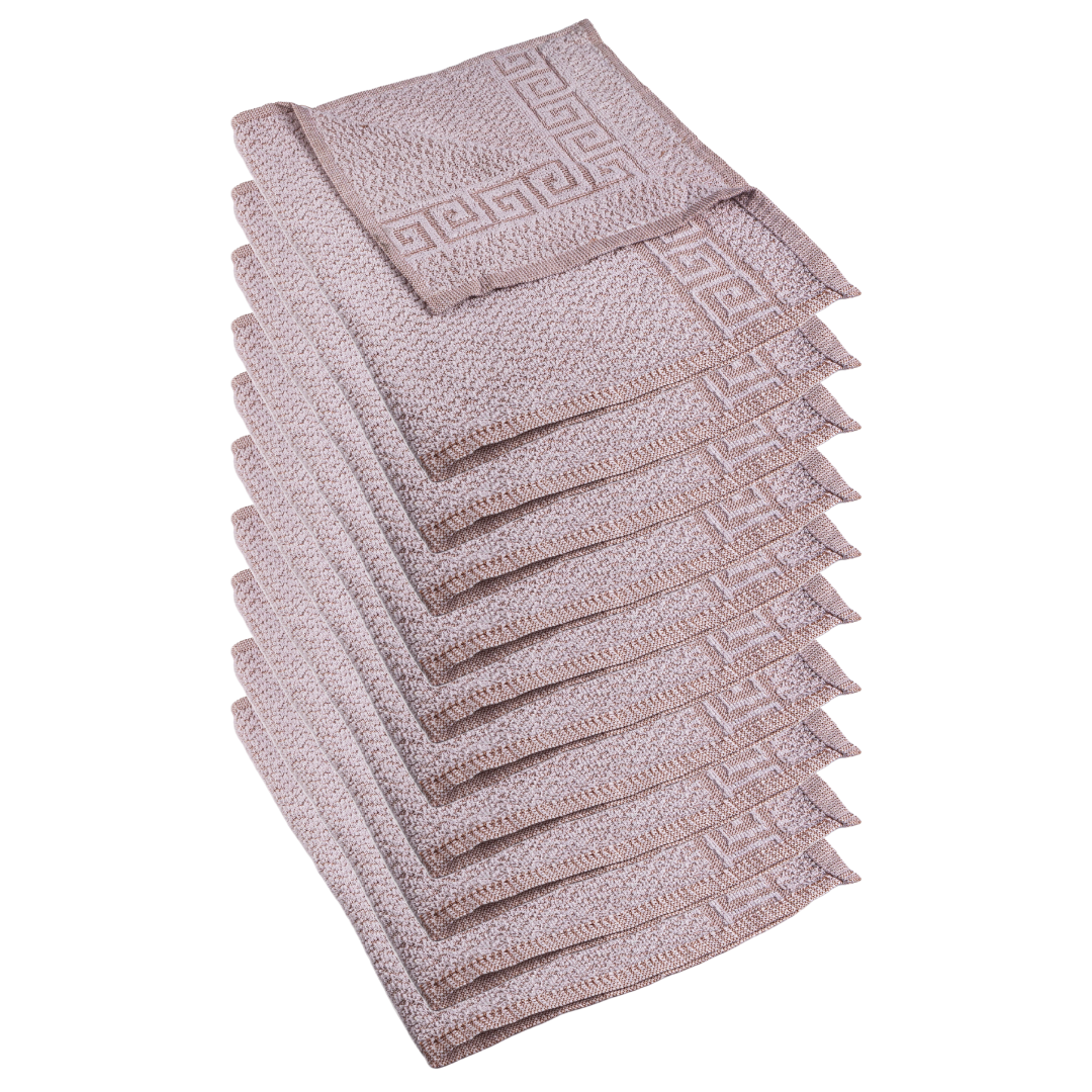 Clinotest Zwirnfrottier-Serie mit Griechischer-Bordüre