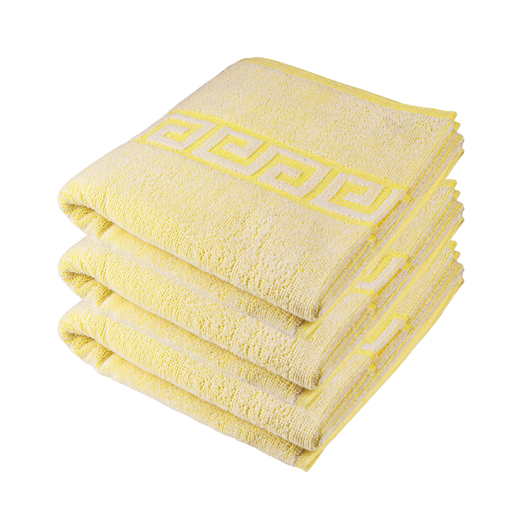 Clinotest Zwirnfrottier-Serie mit Griechischer-Bordüre