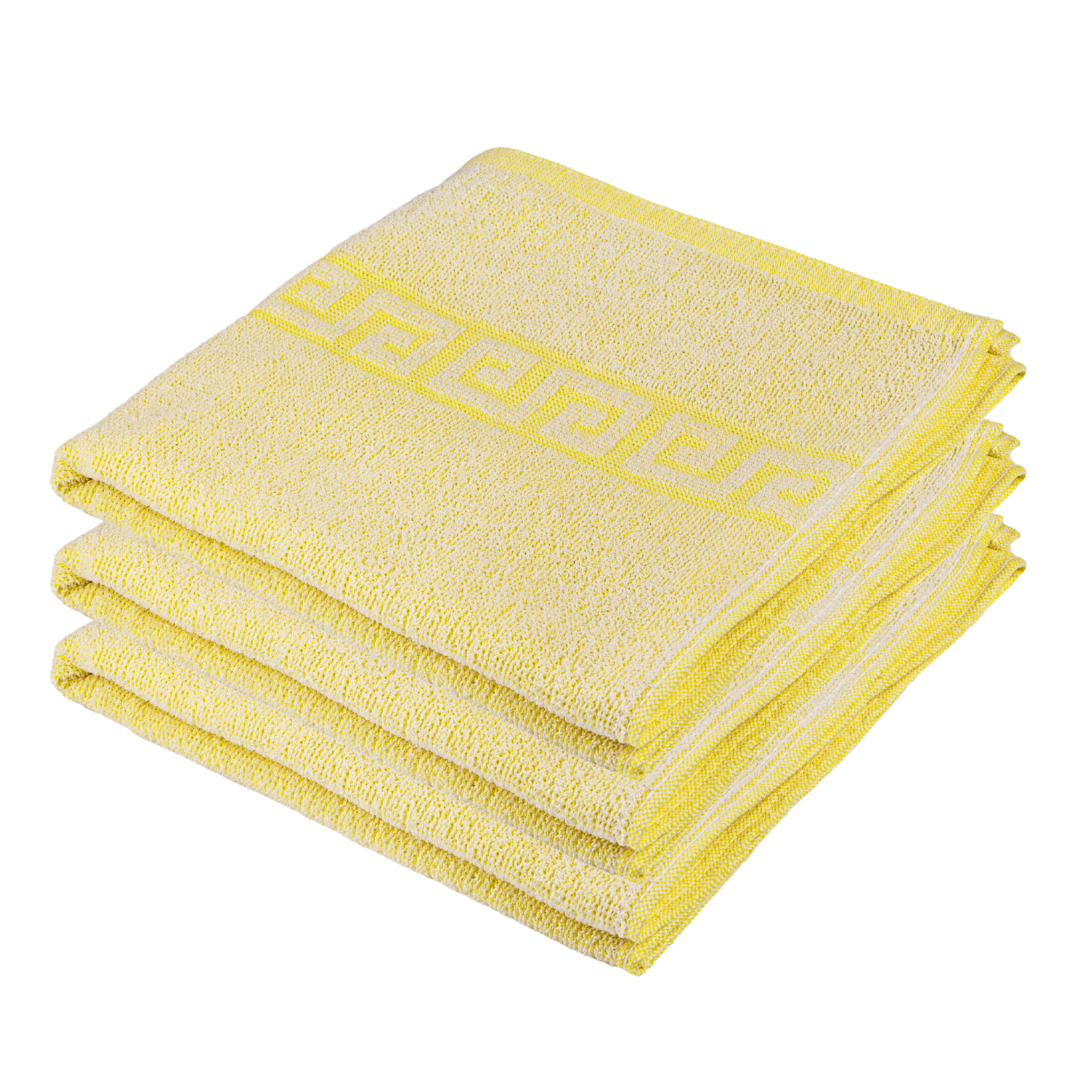 Clinotest Zwirnfrottier-Serie mit Griechischer-Bordüre