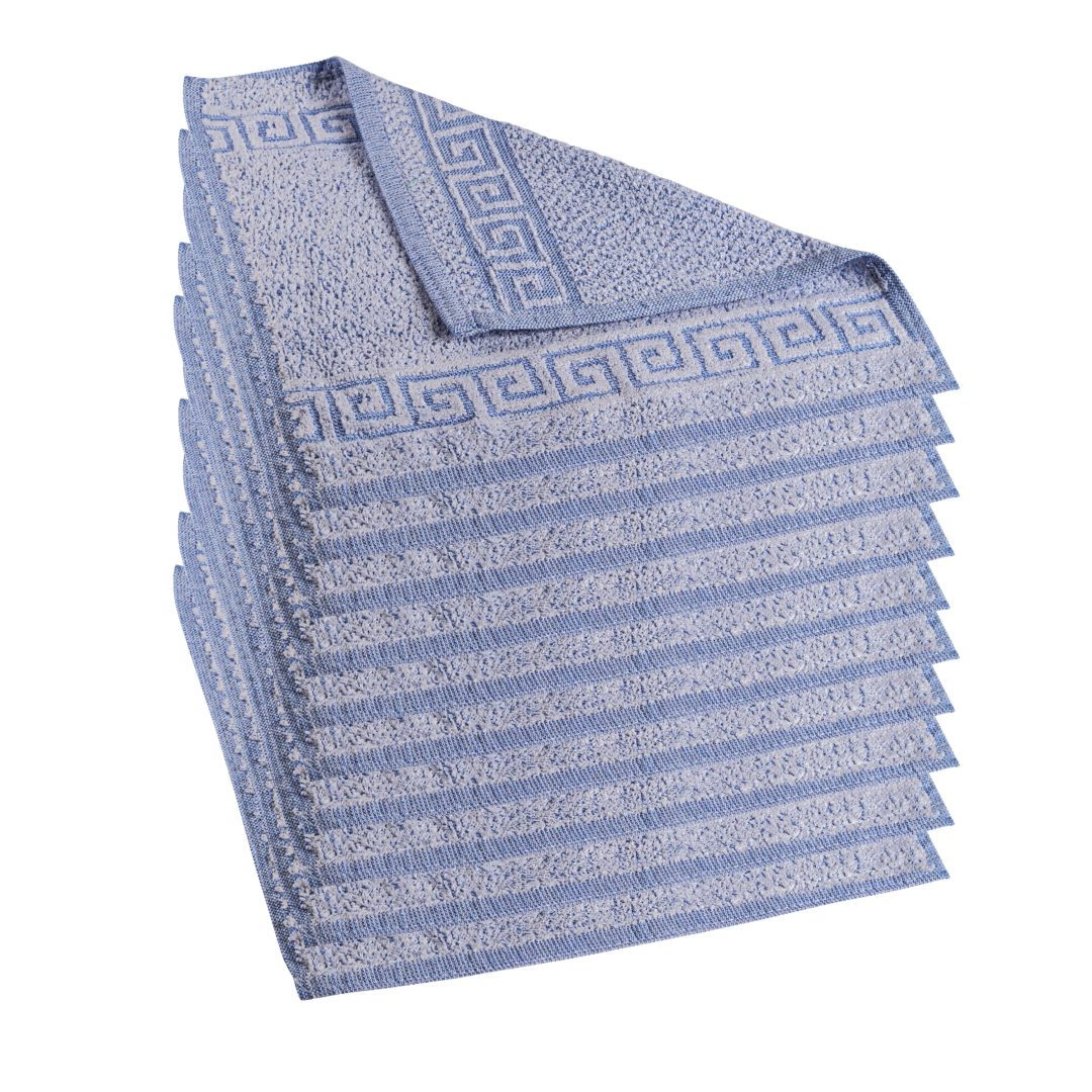 Clinotest Zwirnfrottier-Serie mit Griechischer-Bordüre