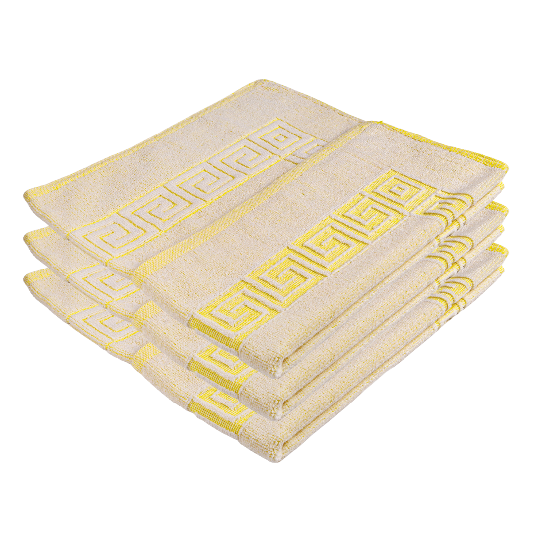 Clinotest Zwirnfrottier-Serie mit Griechischer-Bordüre