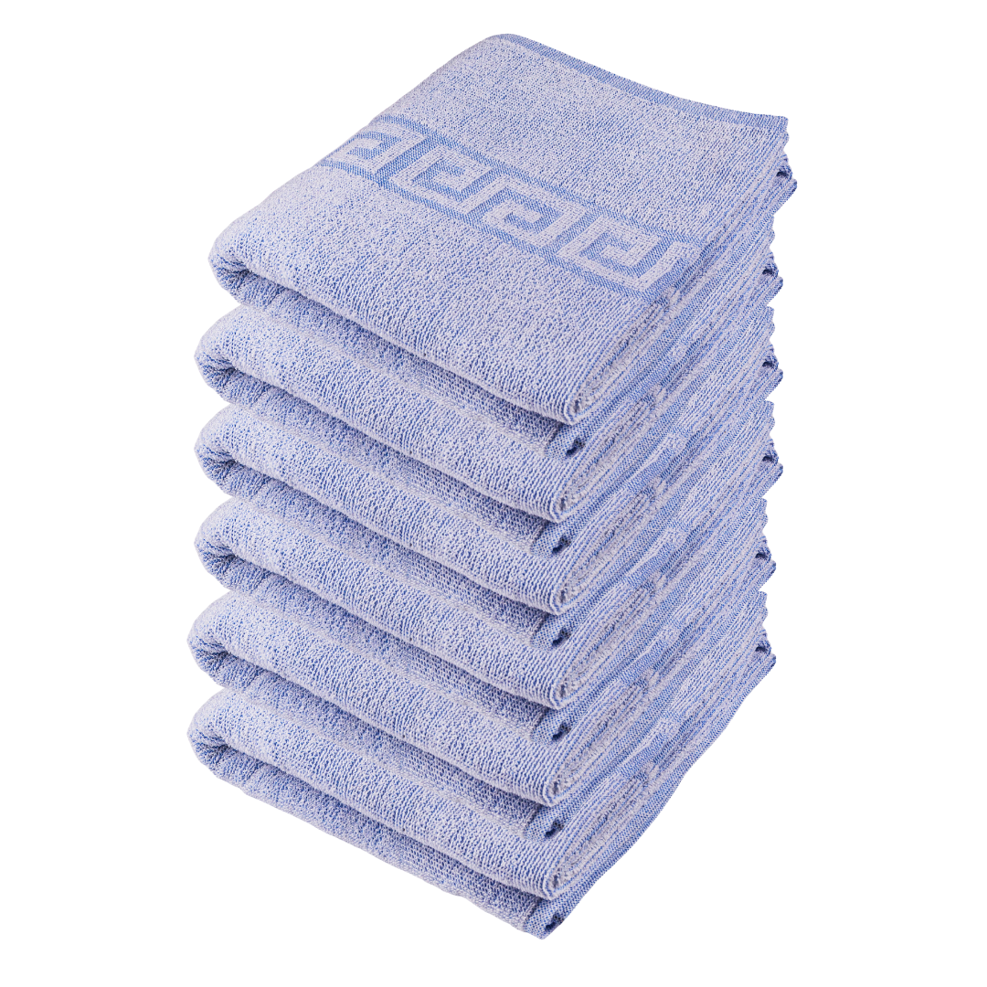 Clinotest Zwirnfrottier-Serie mit Griechischer-Bordüre