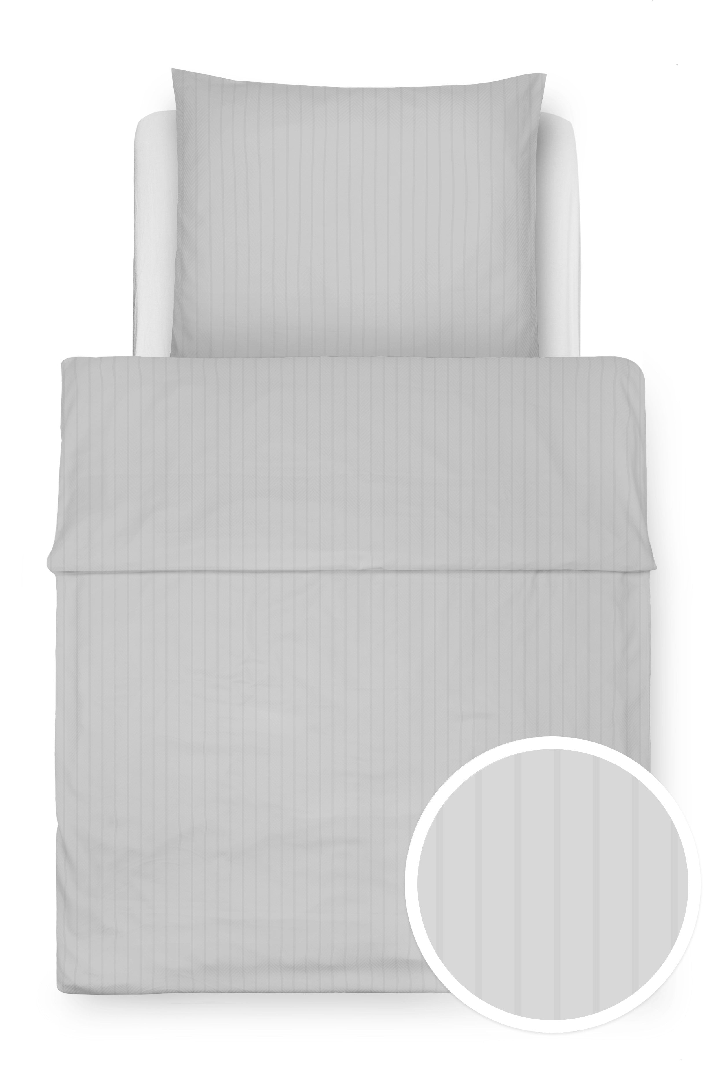 Clinotest Bettwäschen-Set „Feinstreifen“