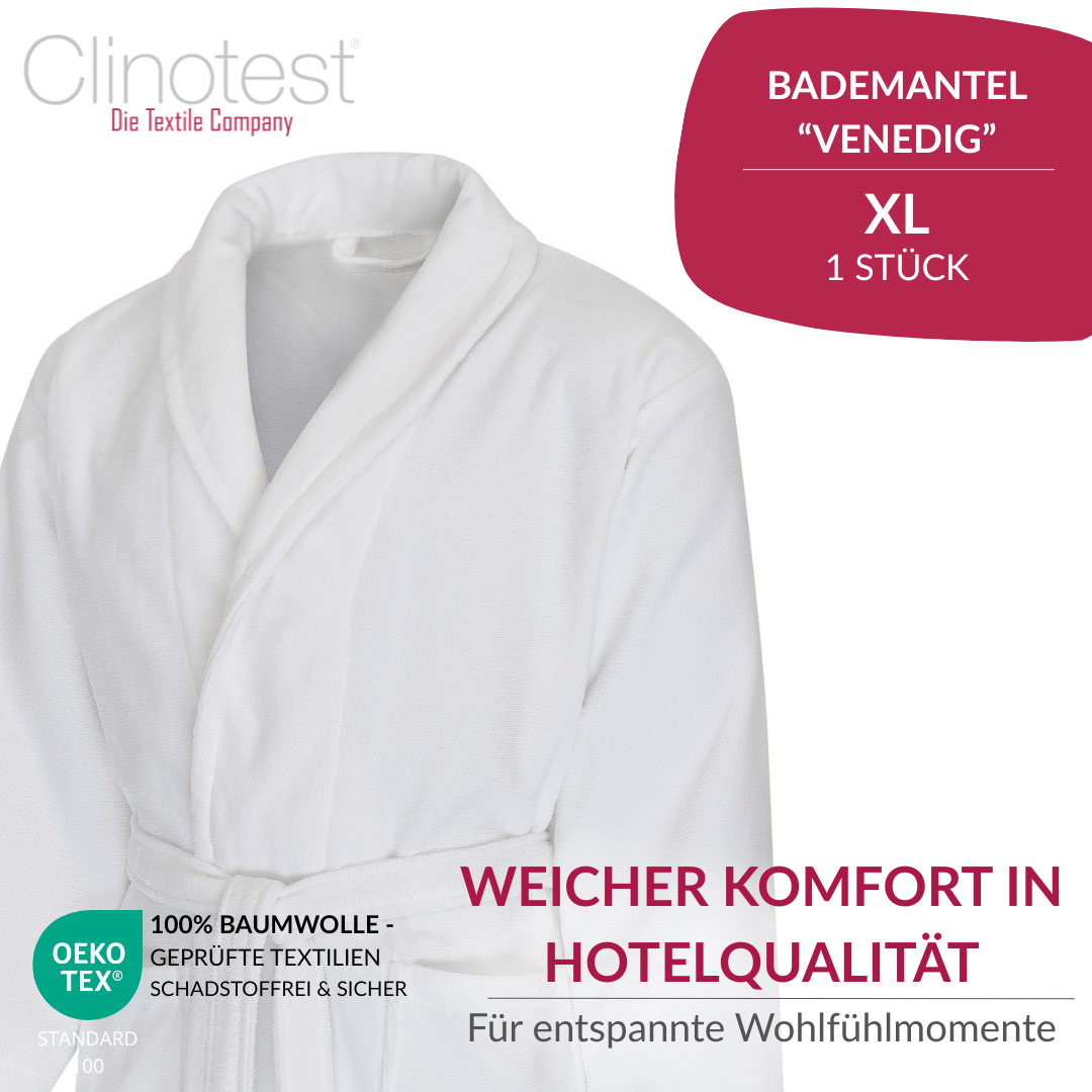 Clinotest Bademantel "Venedig"