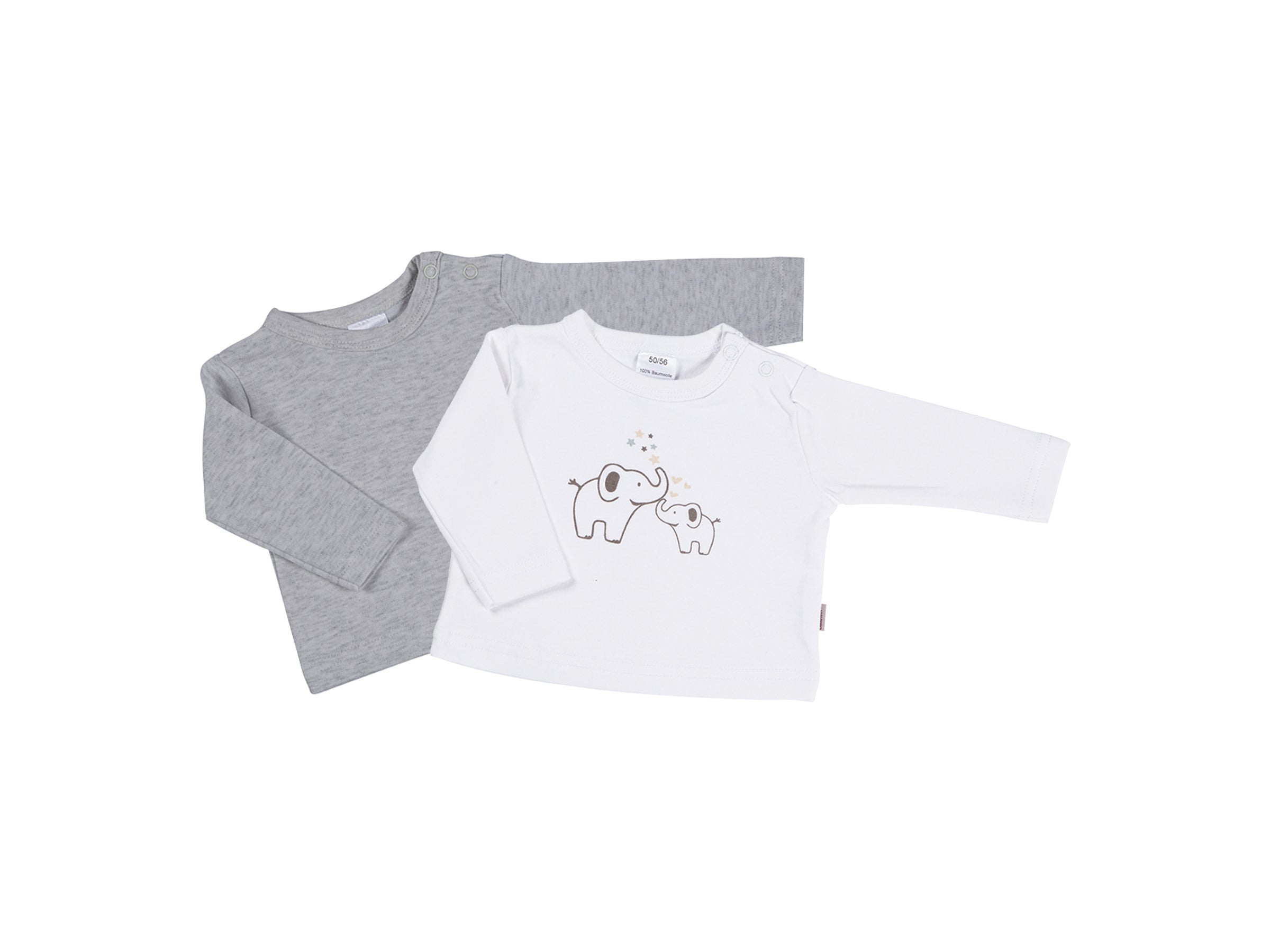 Clinotest Baby-Langarmshirts im 2er-Set