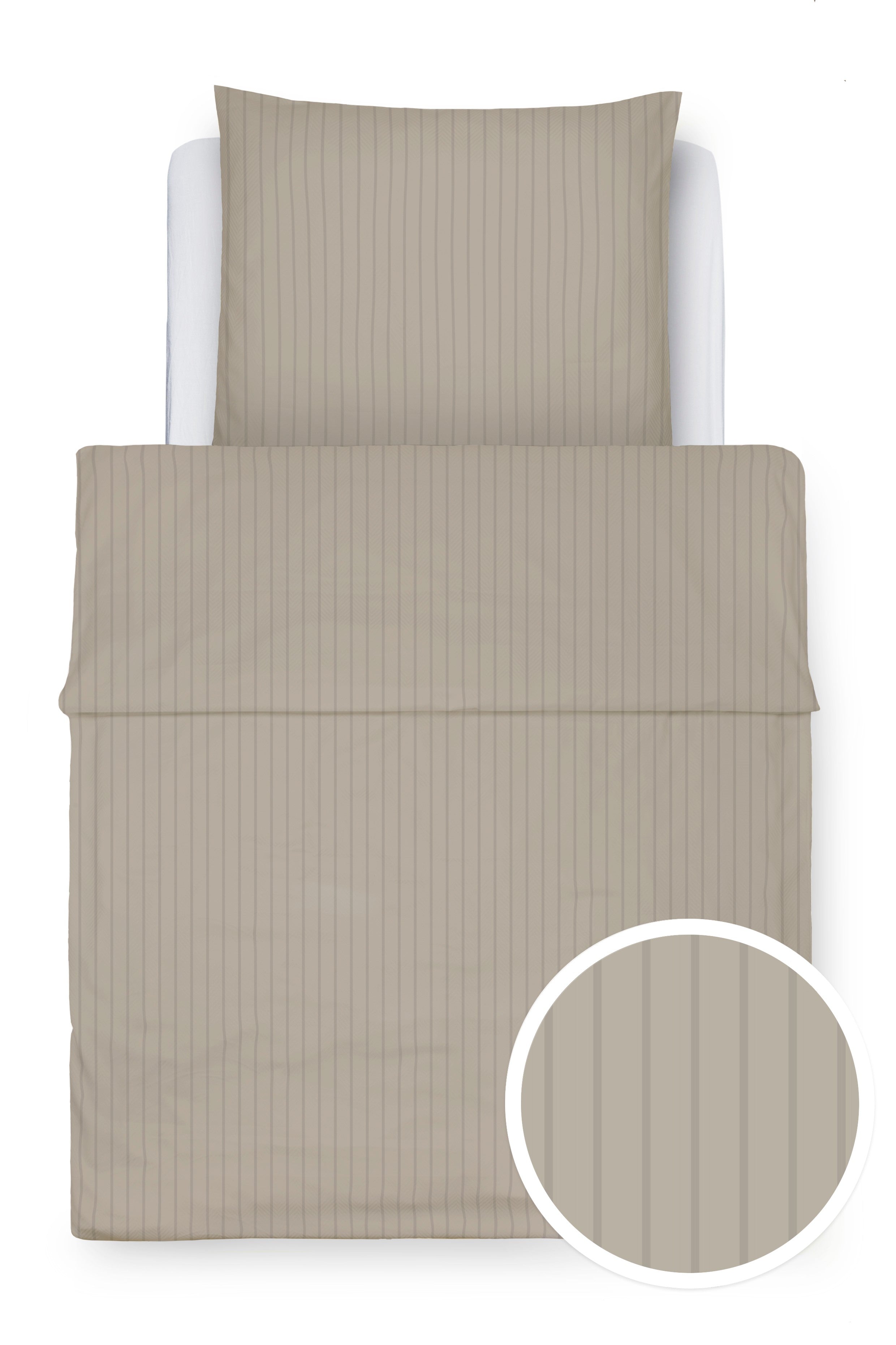 Clinotest Bettwäschen-Set „6/24 Streifen“