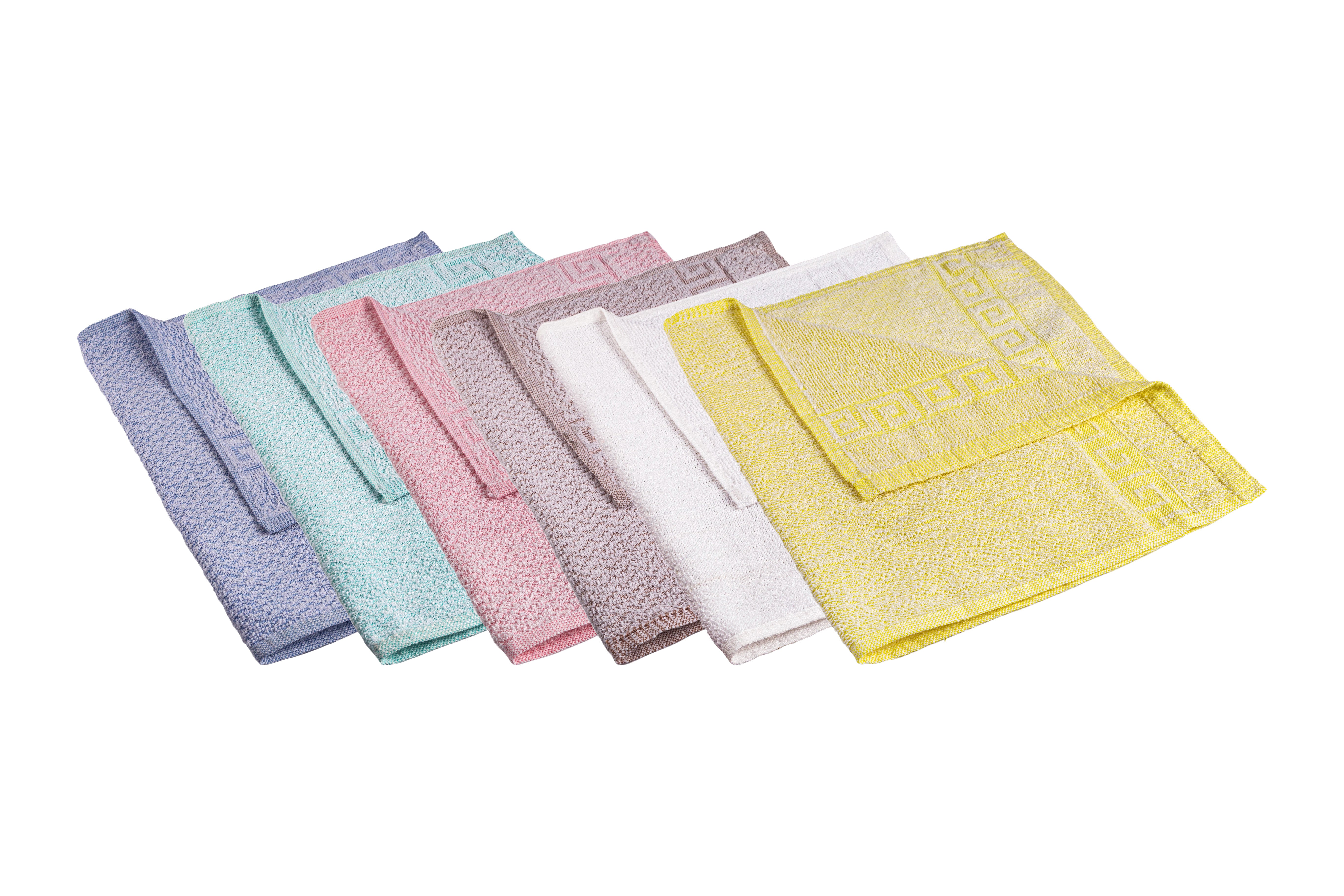 Clinotest Zwirnfrottier-Serie mit Griechischer-Bordüre