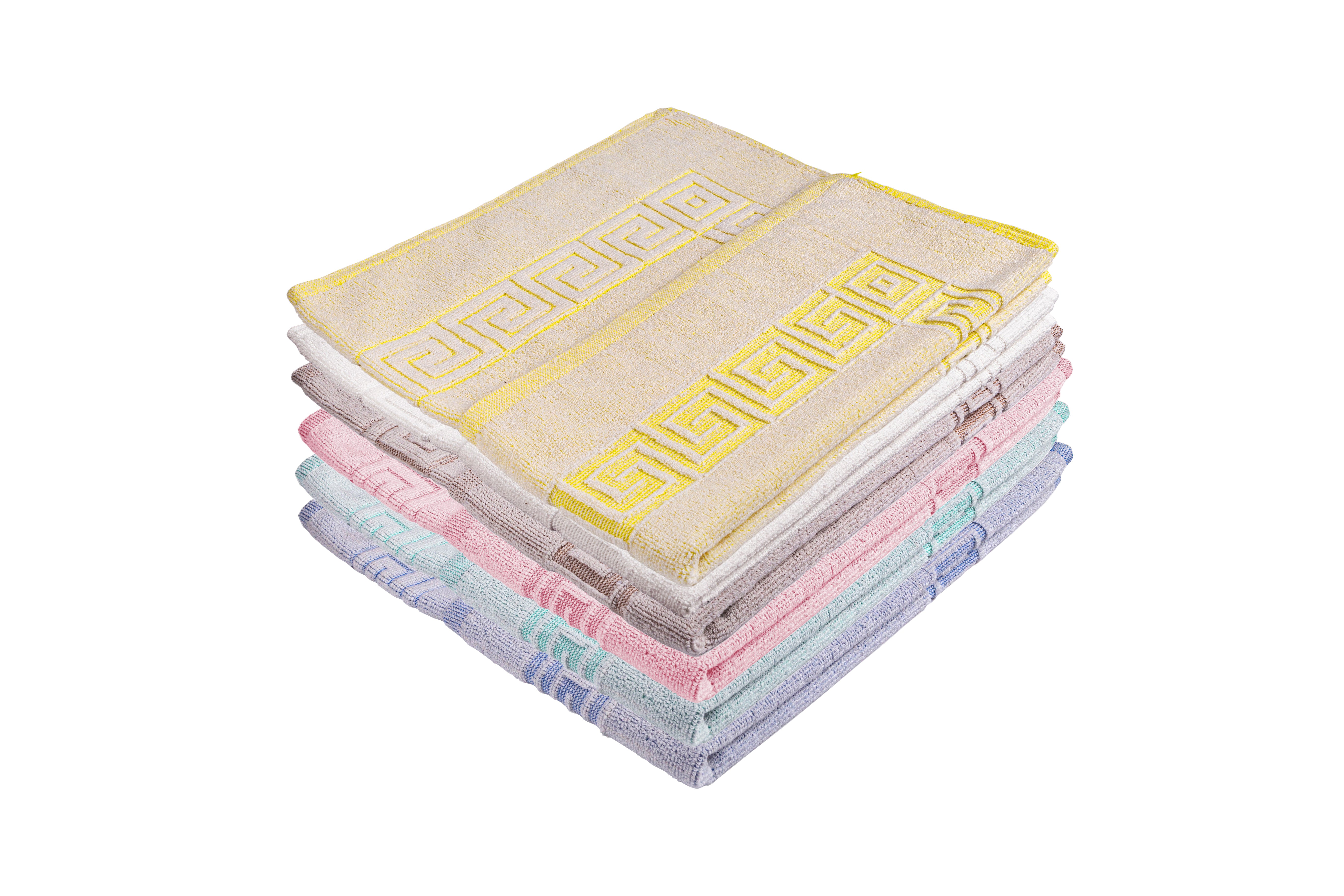 Clinotest Zwirnfrottier-Serie mit Griechischer-Bordüre