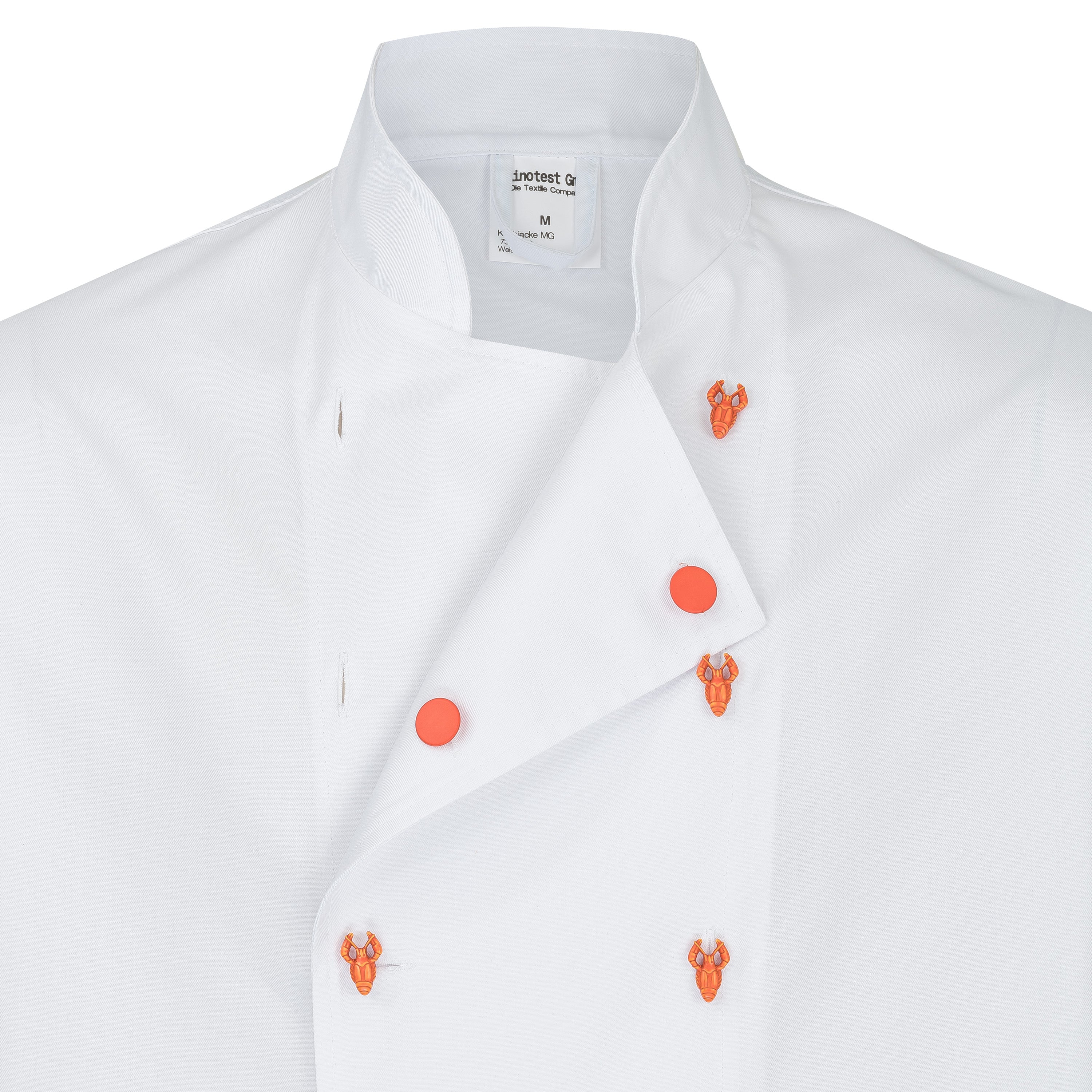 Clinotest Kochjacke Hummer- oder Nudelknöpfe