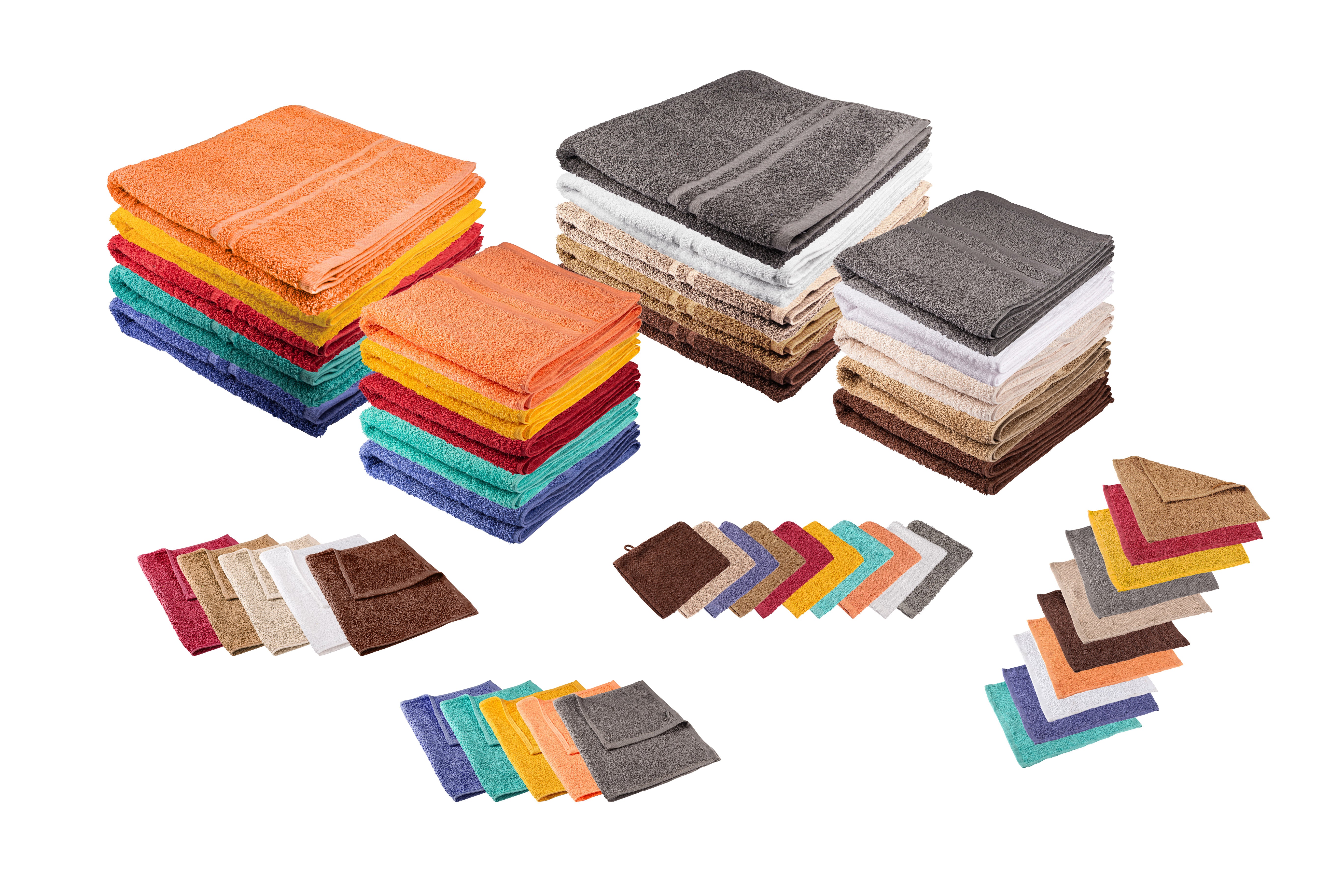 Clinotest Walkfrottier-Serie mit 2-Streifen-Bordüre