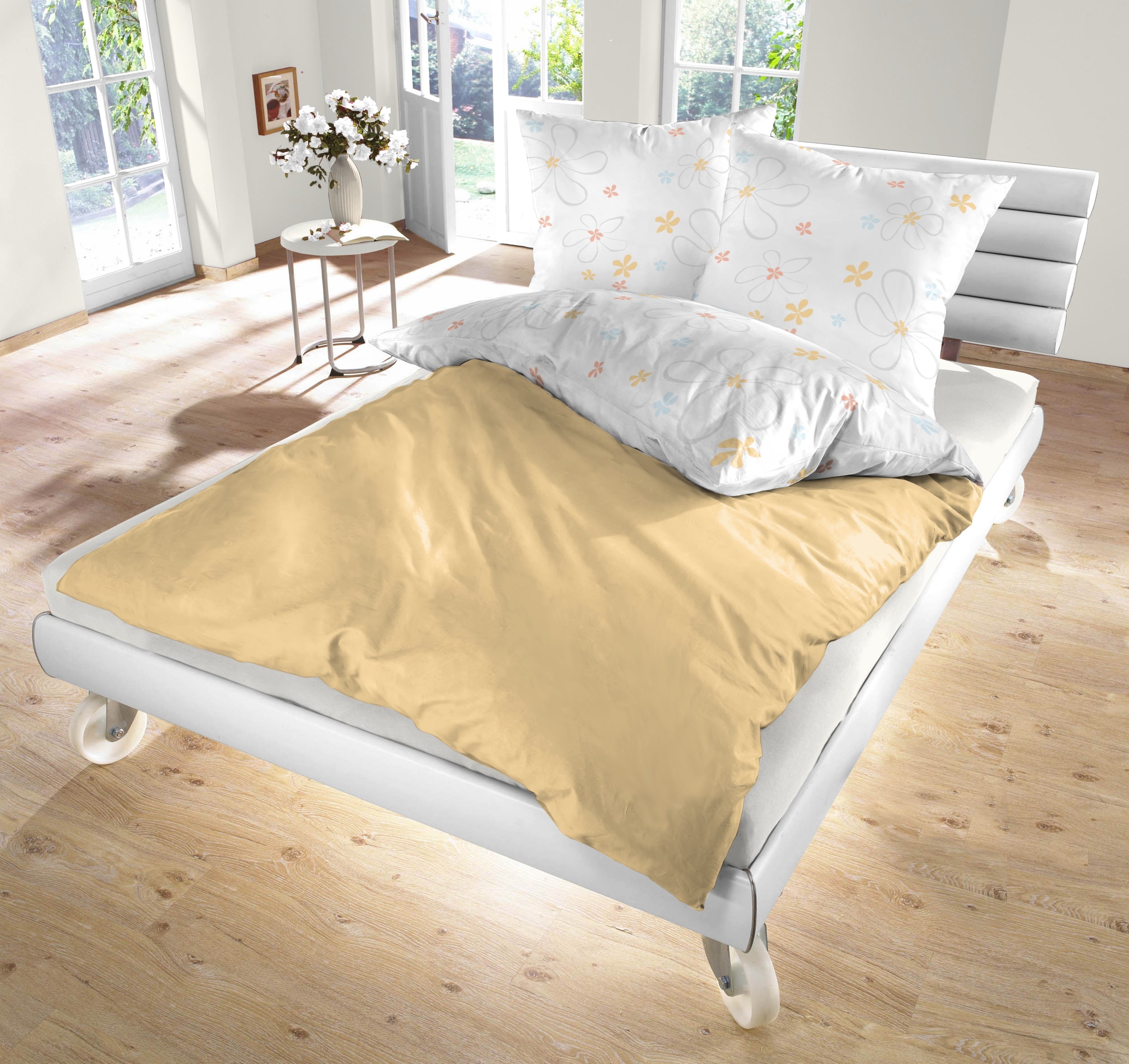 Clinotest Bettwäschen-Set „Sun Flower“ / „Sun Flower Wende“