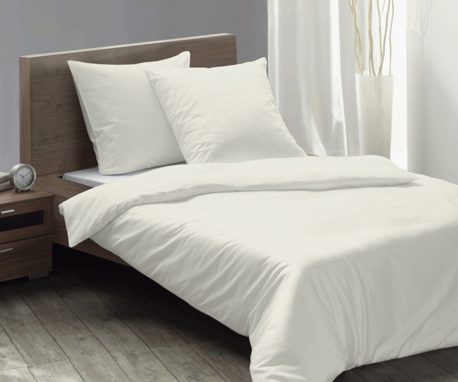 Clinotest Bettwäschen-Set „Feinstreifen“