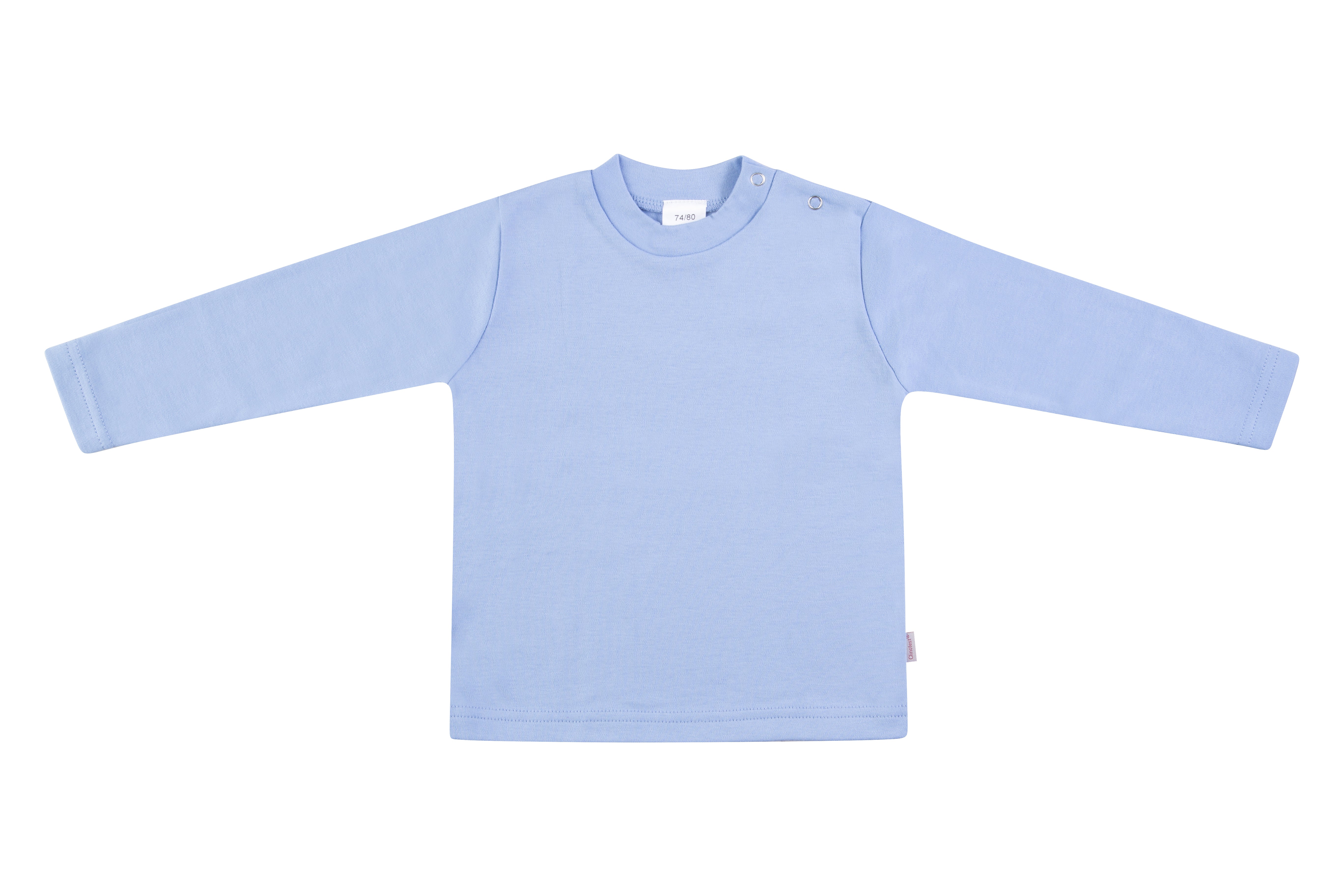 Clinotest Baby-Langarmshirts unifarbig