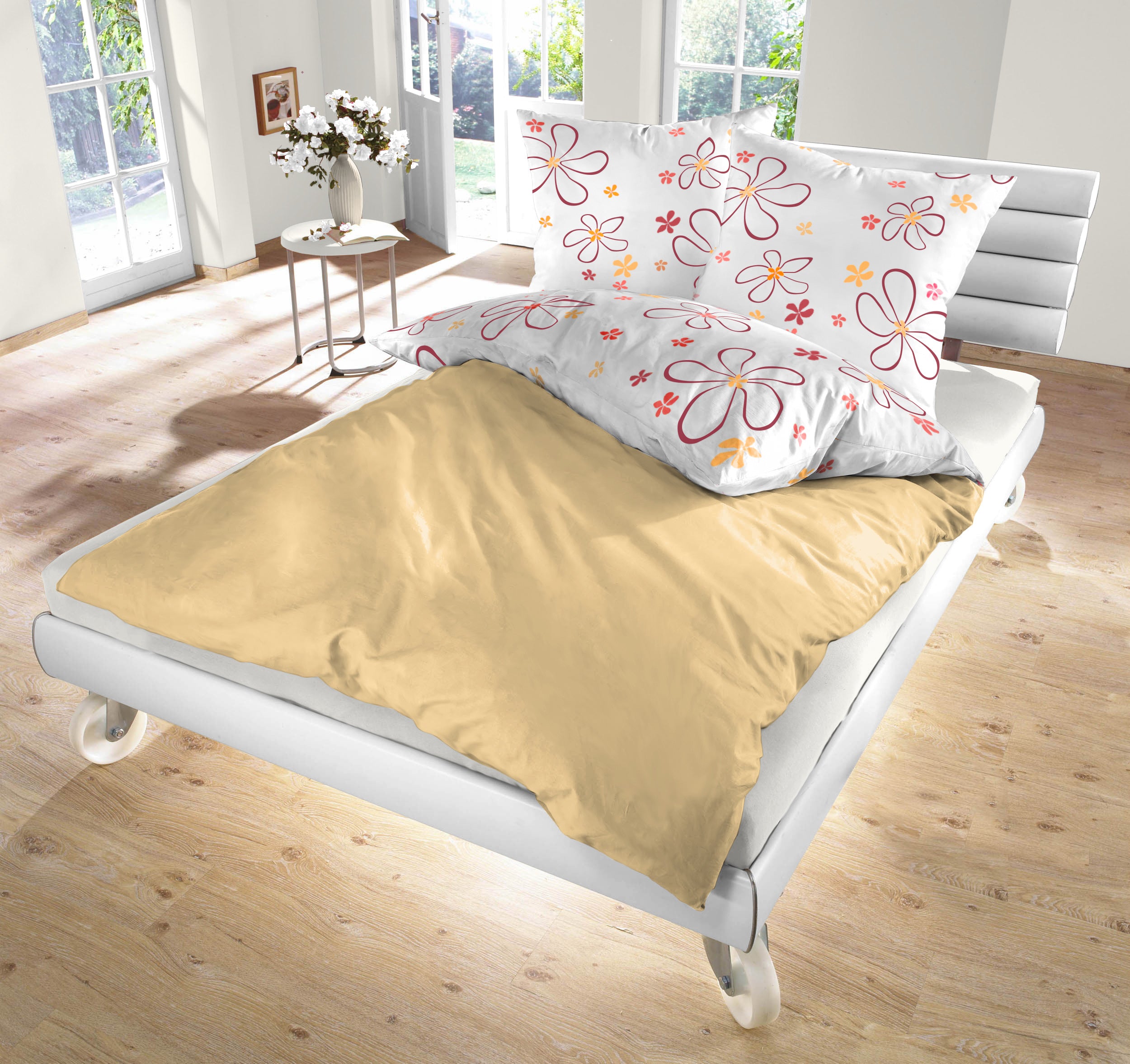 Clinotest Bettwäschen-Set „Sun Flower Augsburg“