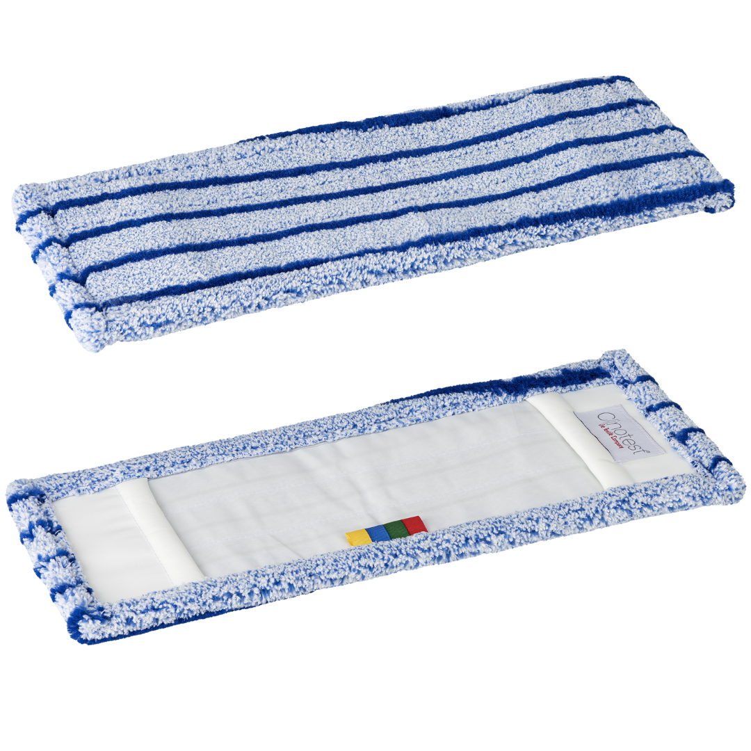 Clinotest Wischmopp, "Runner Blue DB-FC 2.0" Wischbezug, 40 cm