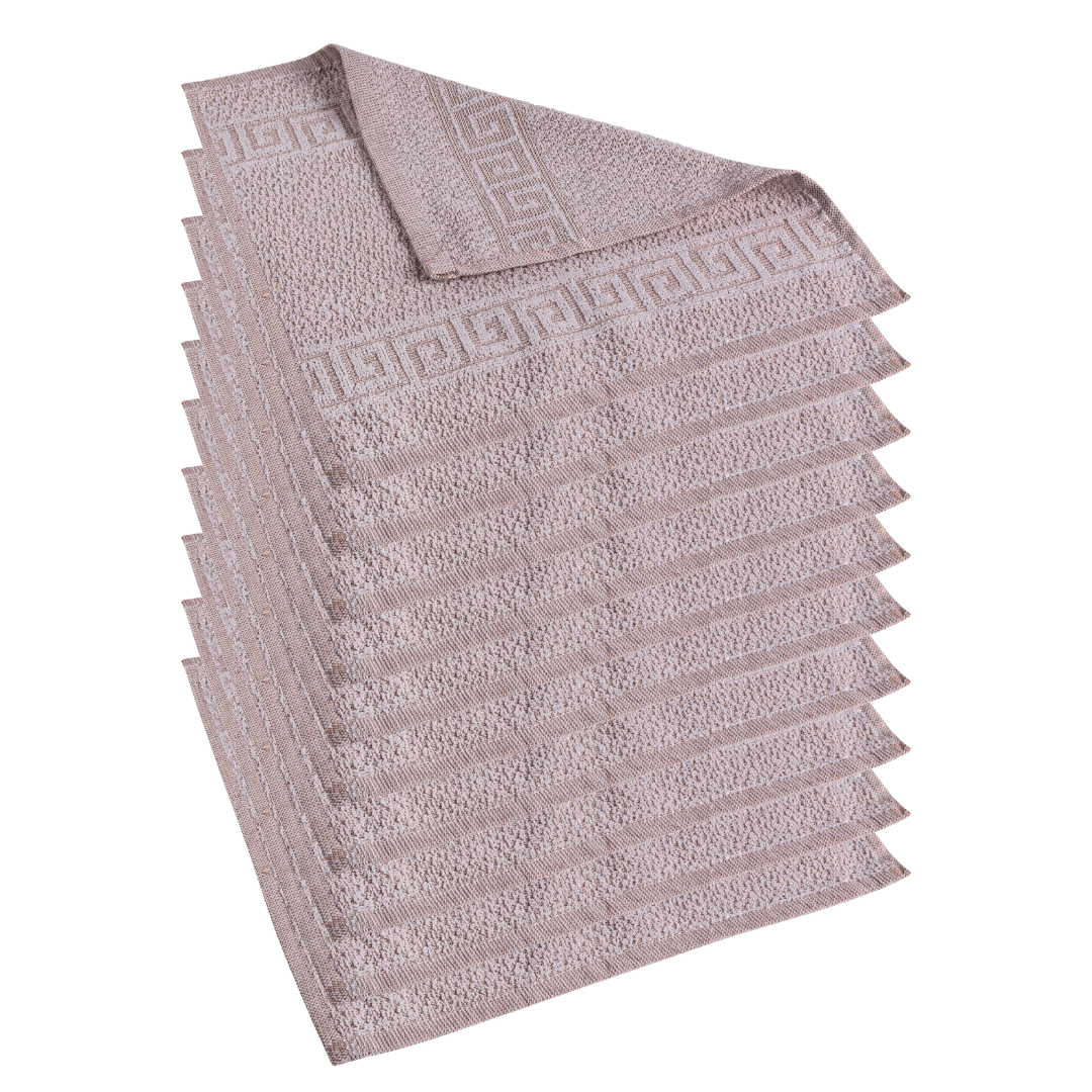 Clinotest Zwirnfrottier-Serie mit Griechischer-Bordüre