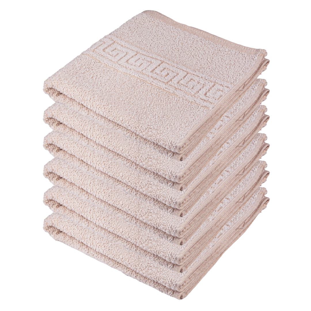 Clinotest Zwirnfrottier-Serie mit Griechischer-Bordüre