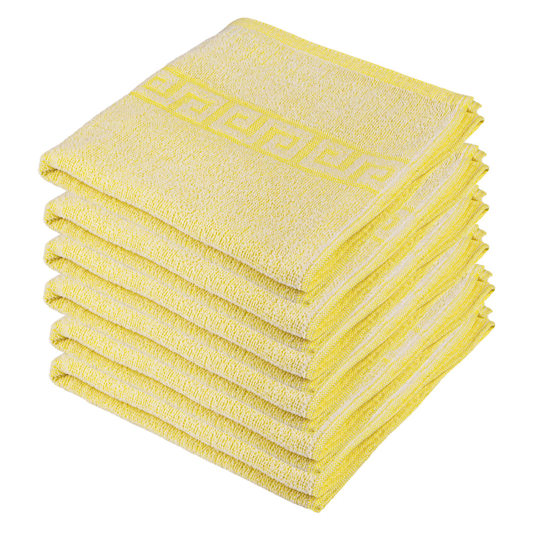 Clinotest Zwirnfrottier-Serie mit Griechischer-Bordüre