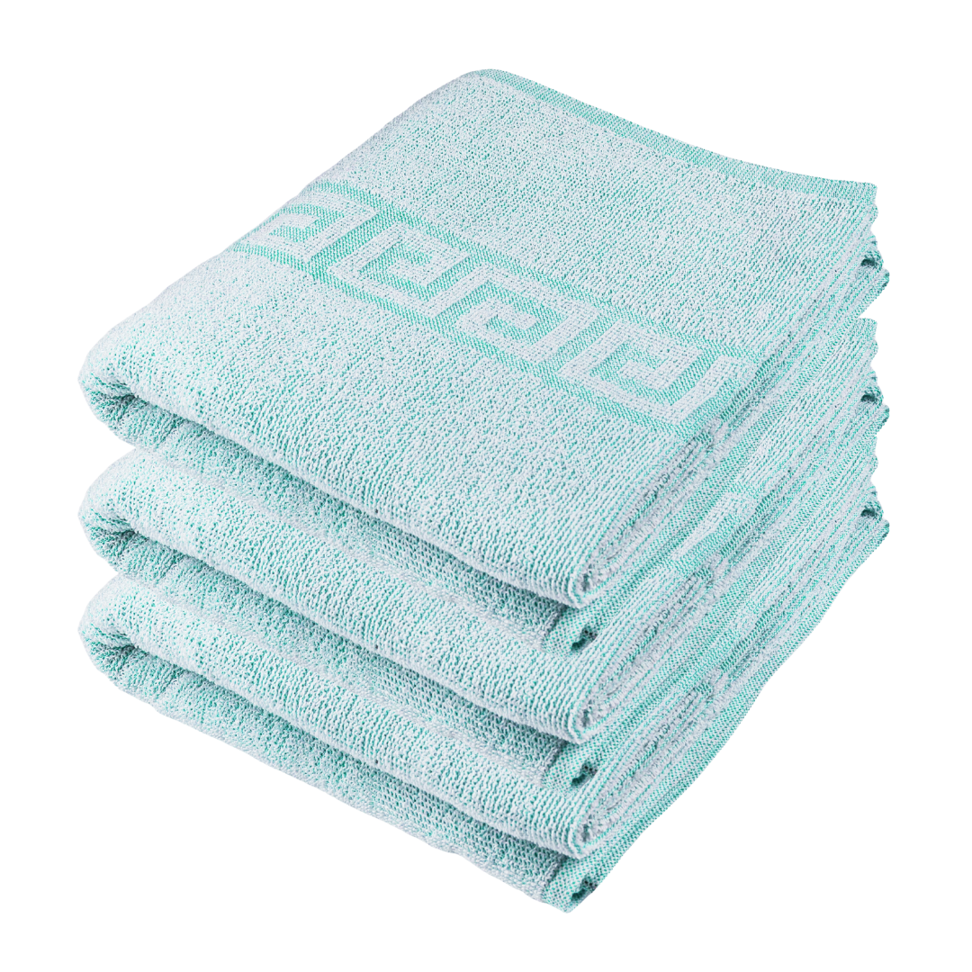 Clinotest Zwirnfrottier-Serie mit Griechischer-Bordüre