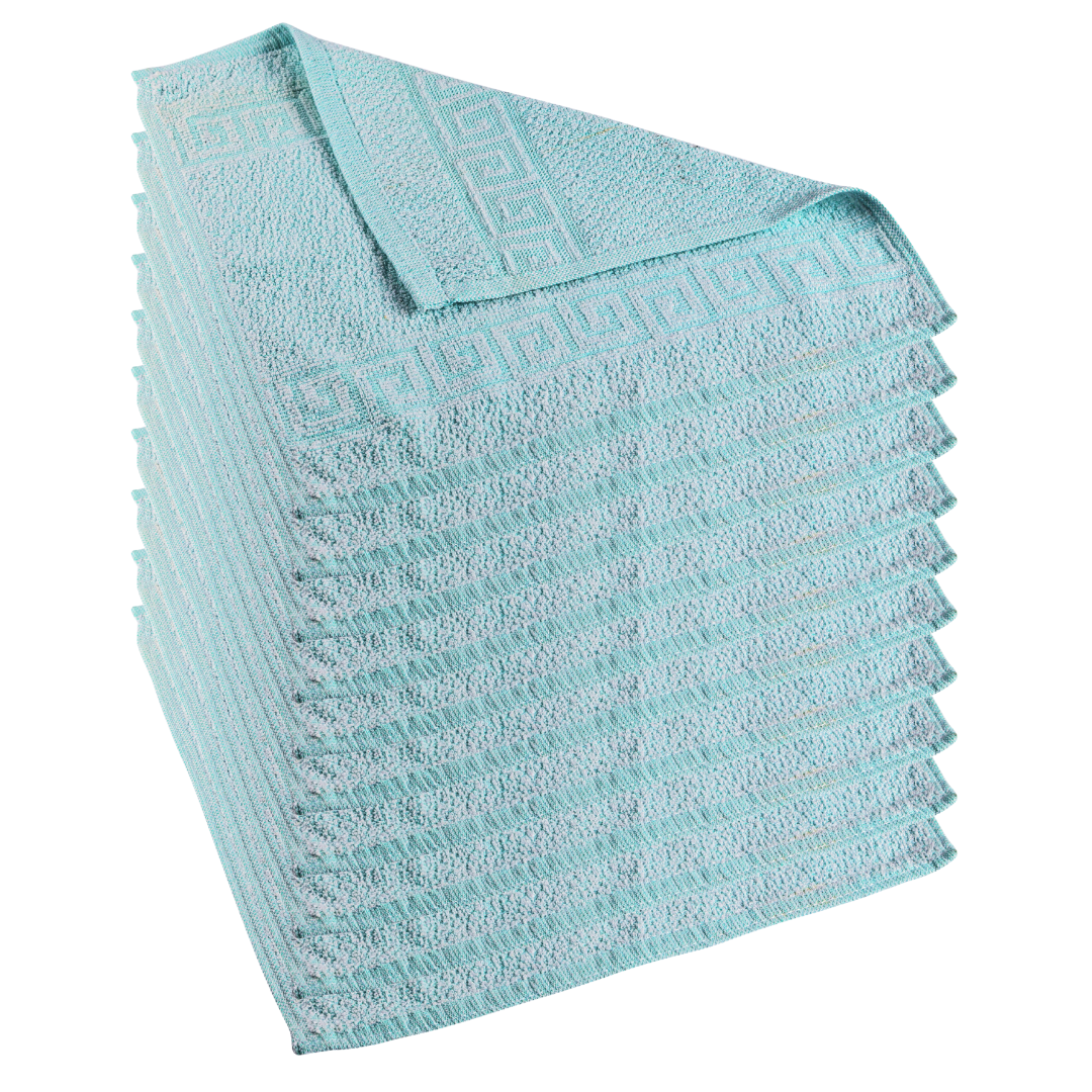 Clinotest Zwirnfrottier-Serie mit Griechischer-Bordüre