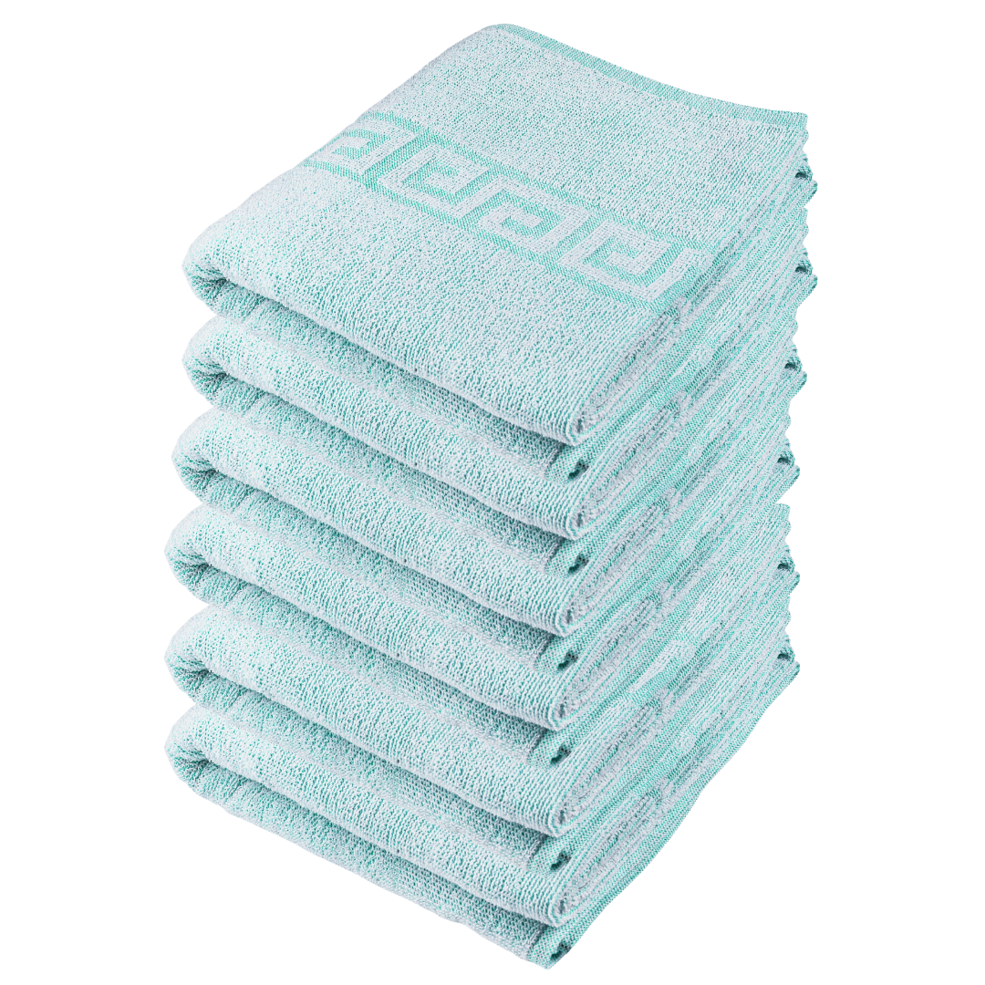 Clinotest Zwirnfrottier-Serie mit Griechischer-Bordüre