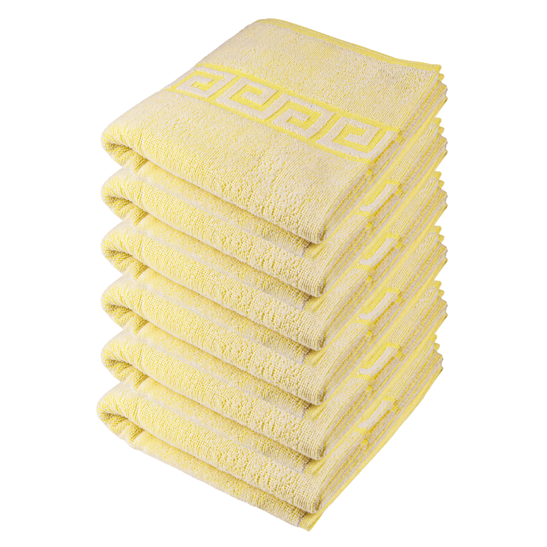 Clinotest Zwirnfrottier-Serie mit Griechischer-Bordüre