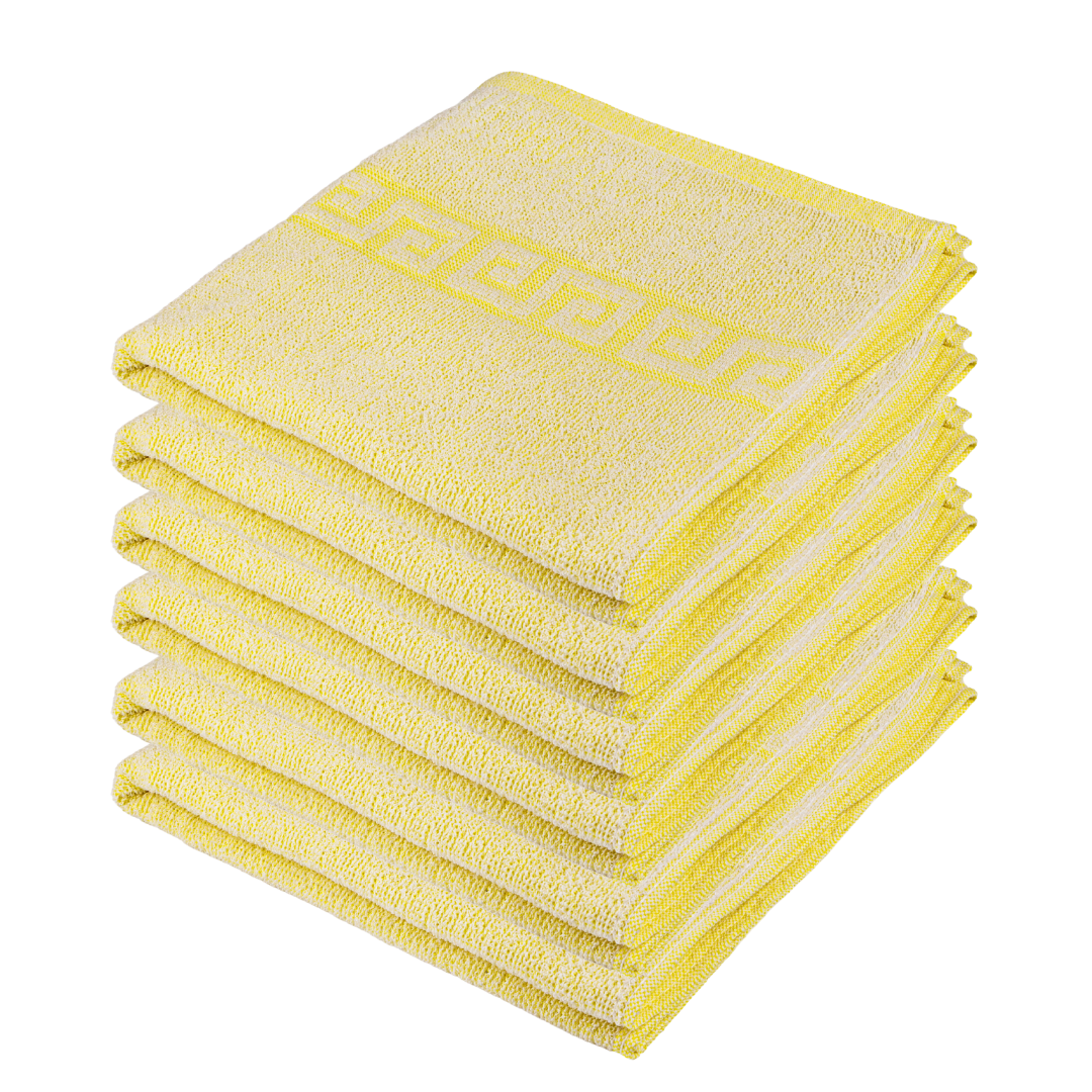 Clinotest Zwirnfrottier-Serie mit Griechischer-Bordüre