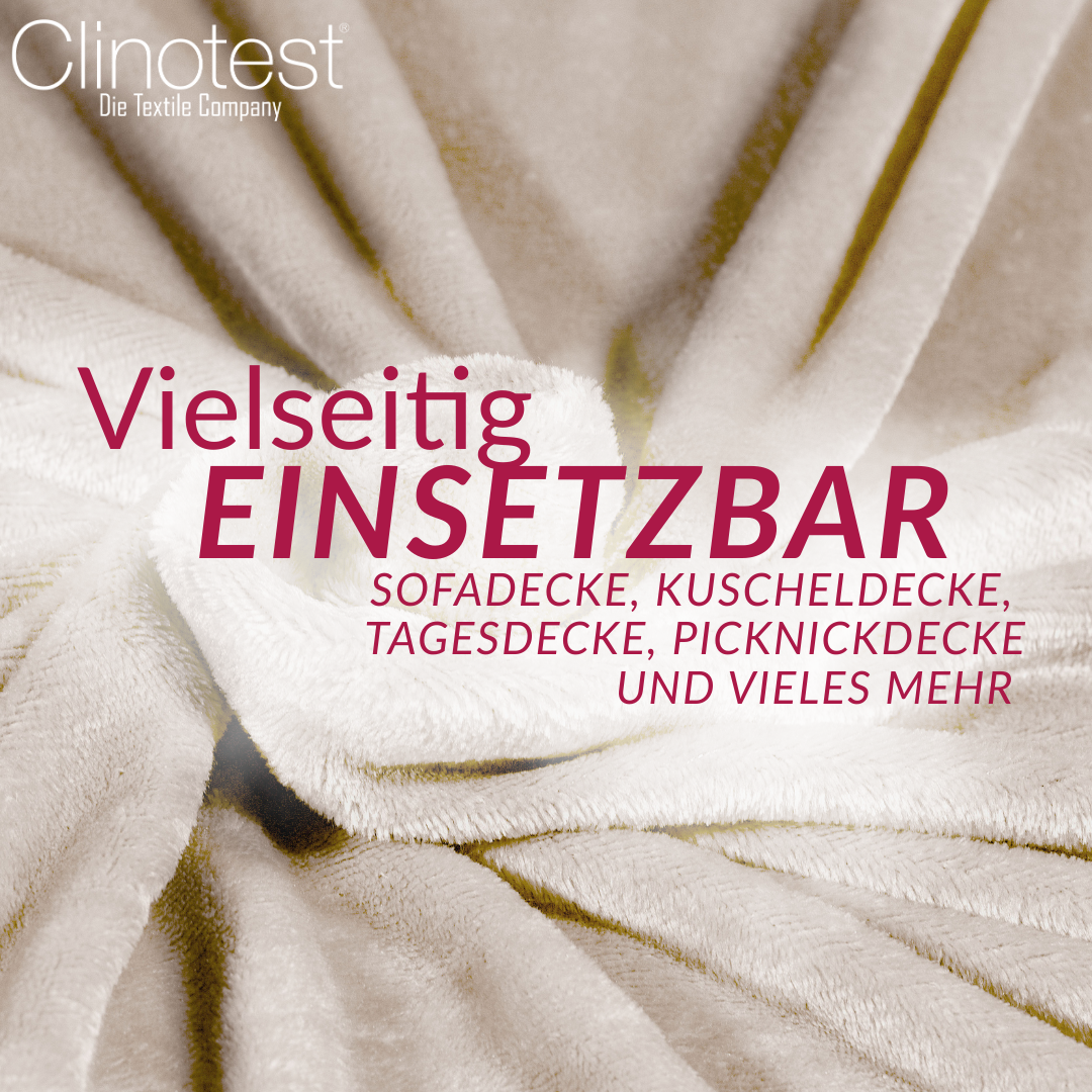 Clinotest Kuscheldecke