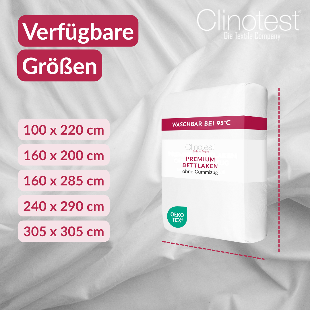 Clinotest glatte Bettlaken