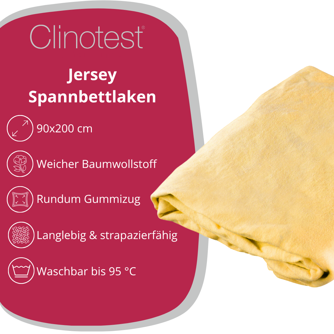 Clinotest Jersey-Spannbettlaken