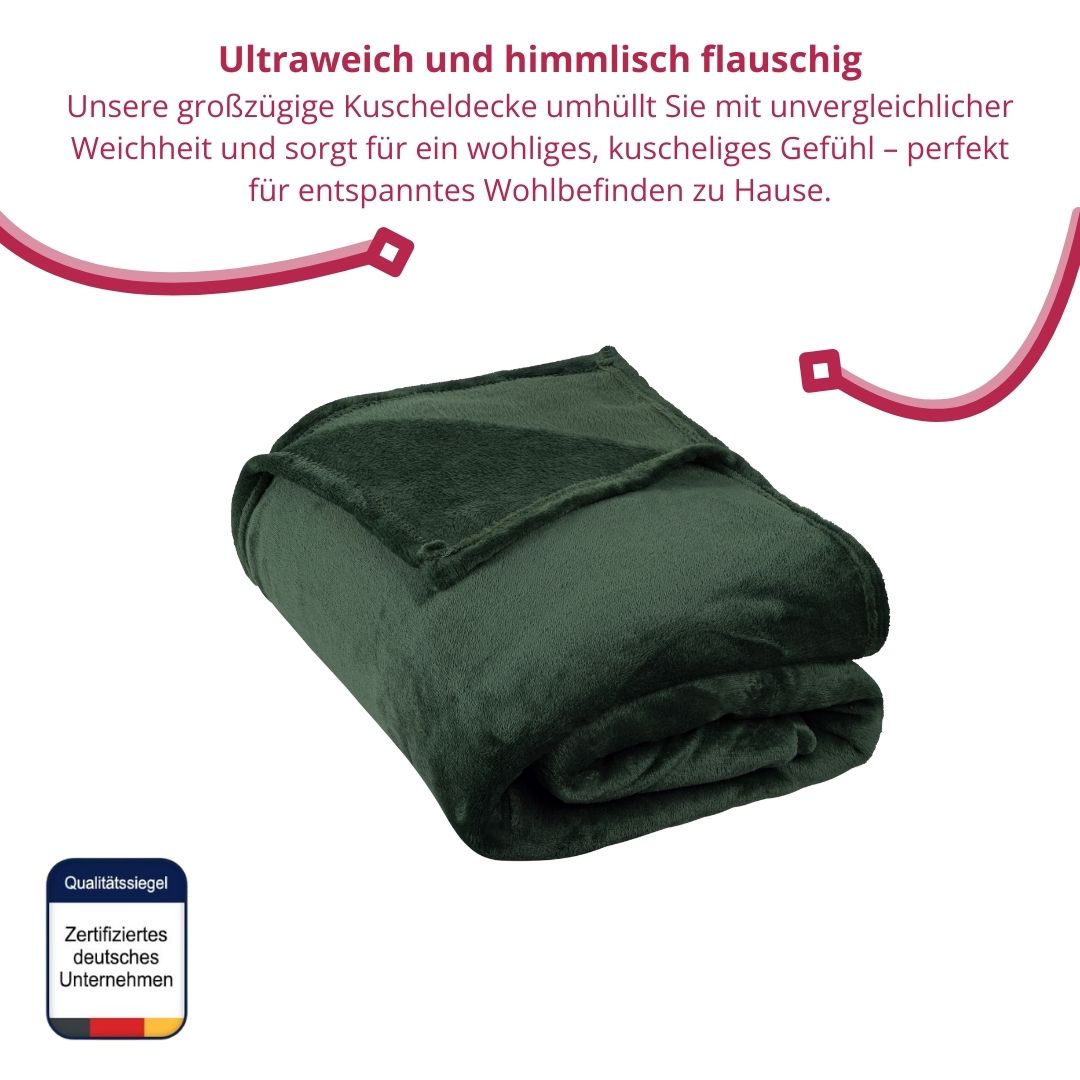 Clinotest XXL Kuscheldecke, 220x240 cm