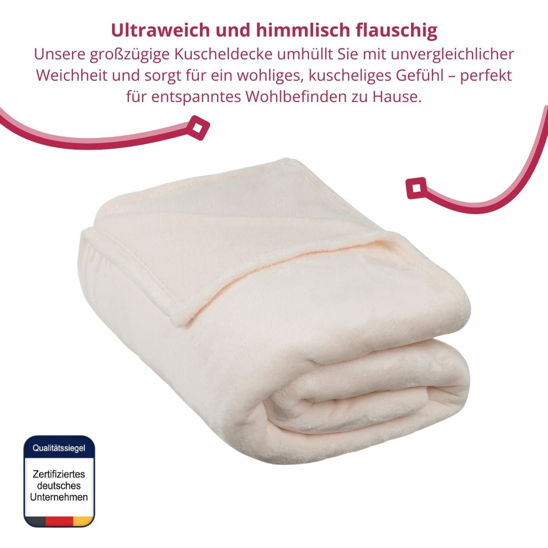 Clinotest XXL Kuscheldecke, 220x240 cm