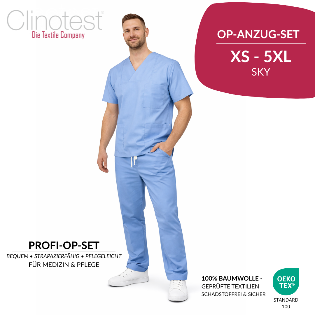 Clinotest OP-Bekleidung