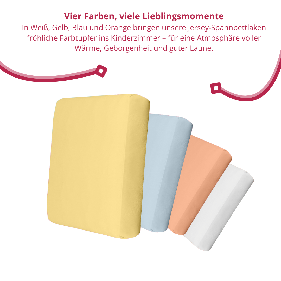 Clinotest Kinder Jersey-Spannbettlaken