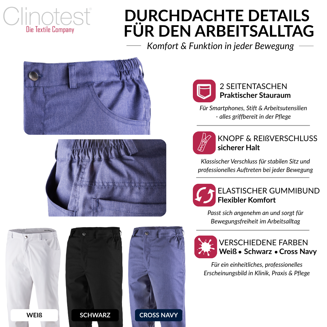 Clinotest Unisex-Jeans "Paul/Paula"