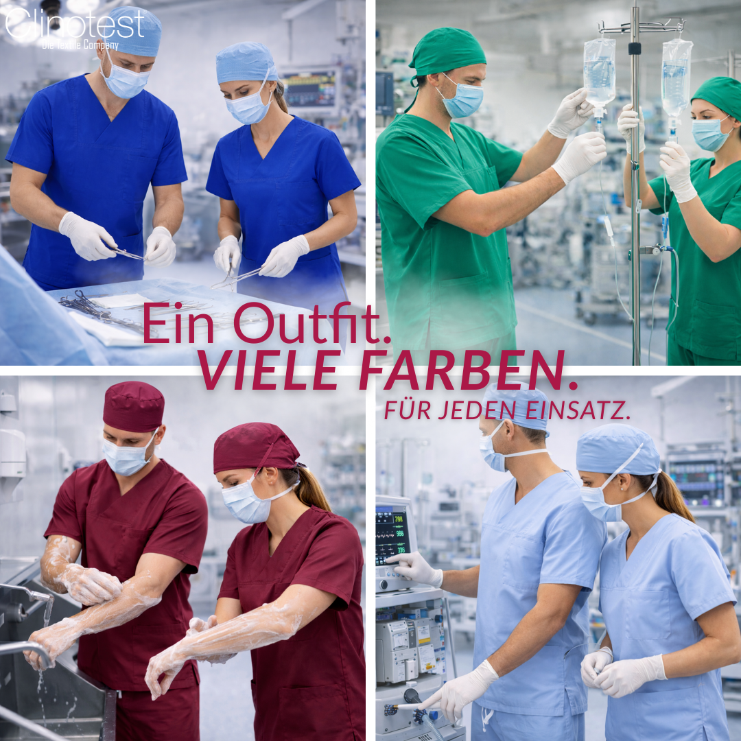 Clinotest OP-Bekleidung
