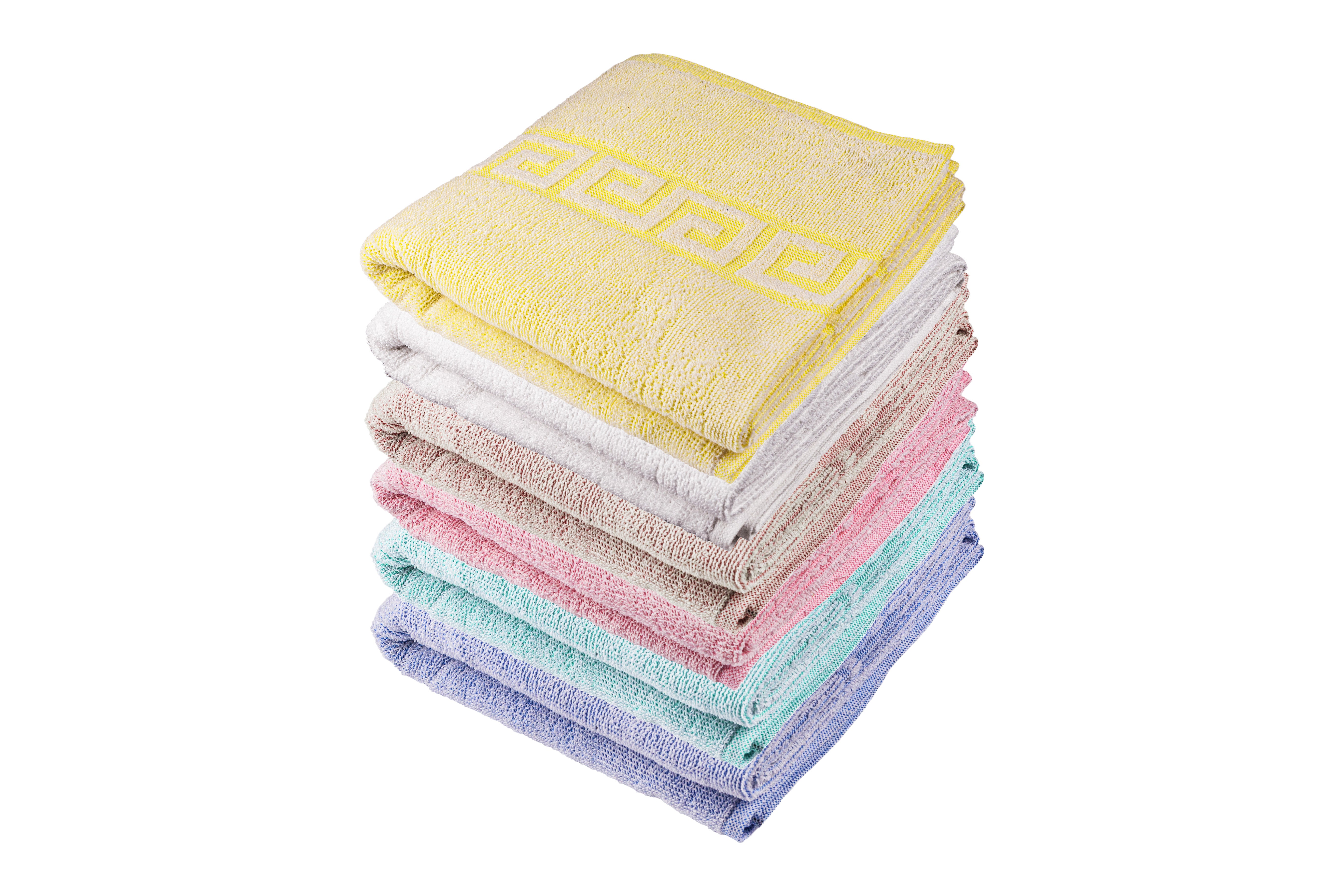 Clinotest Zwirnfrottier-Serie mit Griechischer-Bordüre