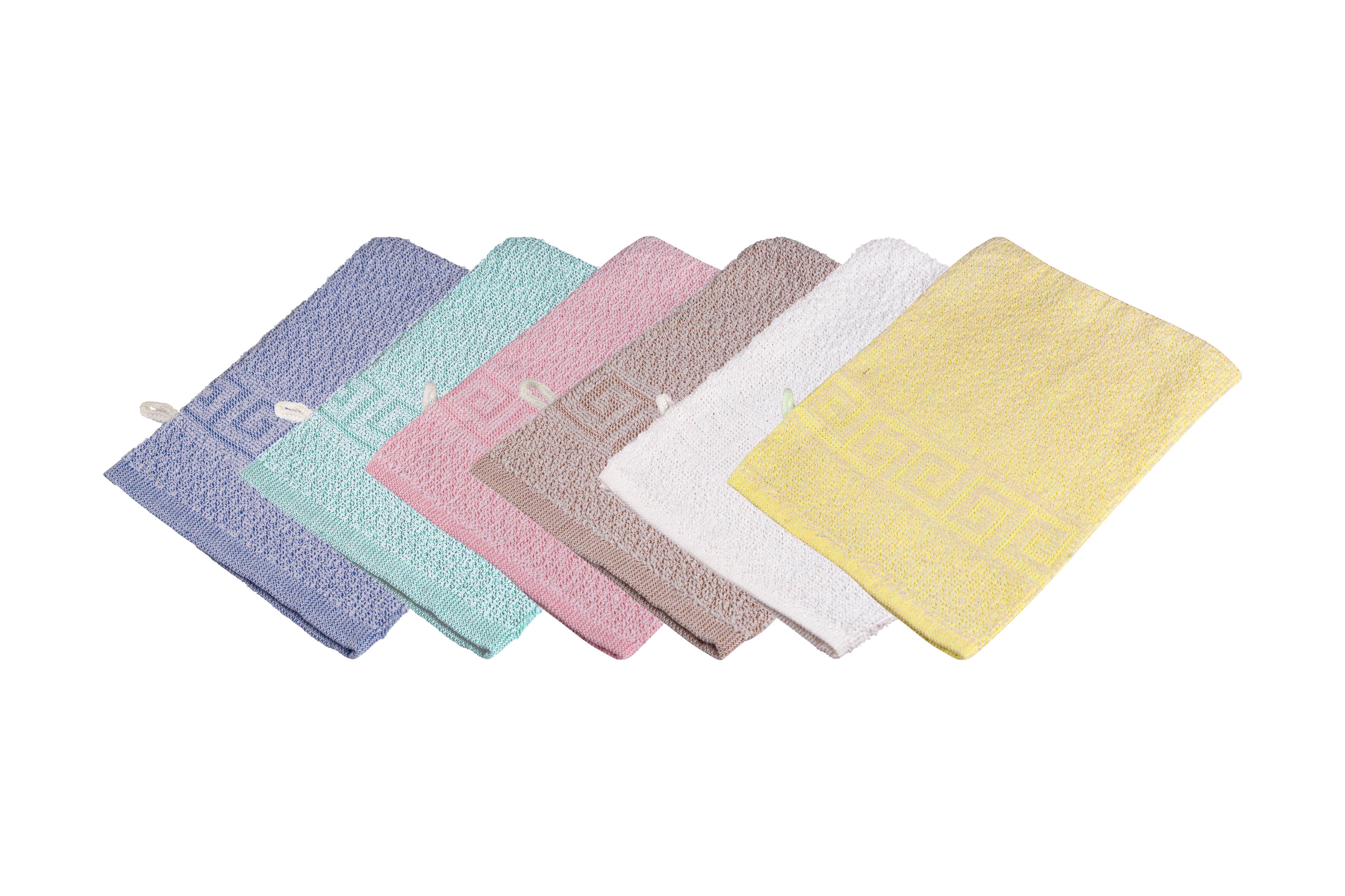 Clinotest Zwirnfrottier-Serie mit Griechischer-Bordüre